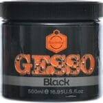 Keep Smiling  Universal Black Acrylic Gesso Primer, 500mL.