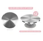Cake Turntable Set – Smooth 360° Rotation for Perfect Decorating - Image 4