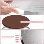 Cake Turntable Set – Smooth 360° Rotation for Perfect Decorating - Image 7