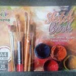 Ovevo A4 Sketch Book 300gsm – 20 Sheets | Heavyweight Art Paper for Poster, Watercolor, Acrylic & Pastel Painting