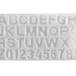Alphabet Resin Mold
