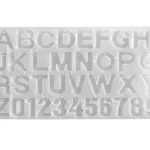 Alphabet Resin Mold