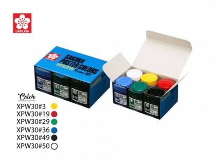 Sakura Poster Colour Set of 6 Colours