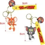 Tom & Jerry keychain for kids. Perfect for school bags, car keys & birthday gifts. - Image 2