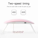 SUNmini Portable 6W Mini UV Lamp 60/120s Timer UV Resin 6 LED Curing Light USB Charge for Resin Art | Nail Art - Image 3