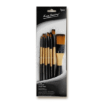Keep Smiling Mix Artist Paint Brush Set Of 7 Pcs A0003