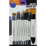 Keep Smiling Professional Mix Paint Brushes Set Of 12