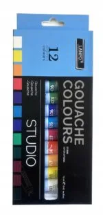 Lanpo Gouache Colours Set of 12 - Image 3