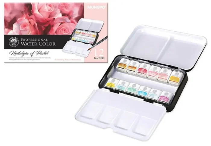 Mungyo Watercolor Nostalgia of Pastel Set of 12 - Image 1