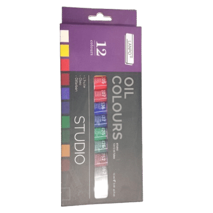 Lanpo Studio Oil Colours – 12 Colour Set