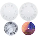 Clock Face Dial Numerals DIY Resin Silicone Mold - Image 3