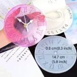 Clock Face Dial Numerals DIY Resin Silicone Mold - Image 2