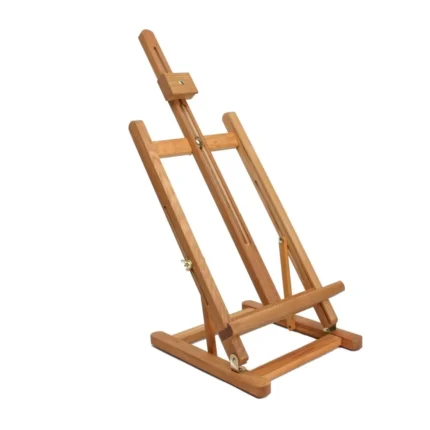 wooden table easel