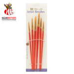 Paint Brushes Set of 6 – Round Brushes for Acrylic Painting