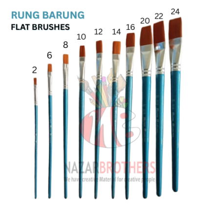 rung brung flat brushes