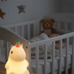 Kids Night Light – Rhinoceros Baby LED Lamp | Soft Silicone Color-Changing Nursery Light | Baby Bedroom & Gift Toy (ZH-125) (Rhinoceros) - Image 3