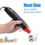 Heat Gun, Mini Hot Air Gun for DIY Crafts Portable Heat Air Gun Tool for Embossing Shrink Wrapping Drying Paint 220V
