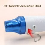 Heat Gun, Mini Hot Air Gun for DIY Crafts Portable Heat Air Gun Tool for Embossing Shrink Wrapping Drying Paint 220V - Image 8
