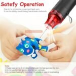 Heat Gun, Mini Hot Air Gun for DIY Crafts Portable Heat Air Gun Tool for Embossing Shrink Wrapping Drying Paint 220V - Image 5