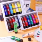 Keep Smiling Acrylic Paint Set – 30ml Tubes | Non-Toxic, Fast-Drying Artist Colors for Canvas | 6, 12, 18, 24 & 36 Shades - Image 12