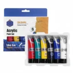 Keep Smiling Acrylic Paint Set – 30ml Tubes | Non-Toxic, Fast-Drying Artist Colors for Canvas | 6, 12, 18, 24 & 36 Shades - Image 8