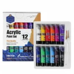 Keep Smiling Acrylic Paint Set – 30ml Tubes | Non-Toxic, Fast-Drying Artist Colors for Canvas | 6, 12, 18, 24 & 36 Shades - Image 7